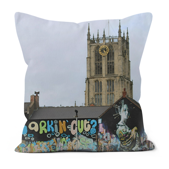 Canvas Art. Luxury Handmade Double Sided Poly Linen Cushions. Hull & Bridlington. East Riding of Yorkshire. England.