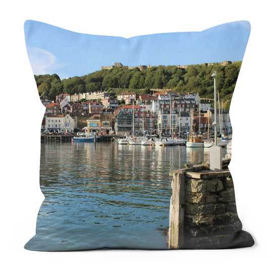 Canvas Art. Luxury Handmade Double Sided Poly Linen Cushions. Scarborough. North Yorkshire. England.