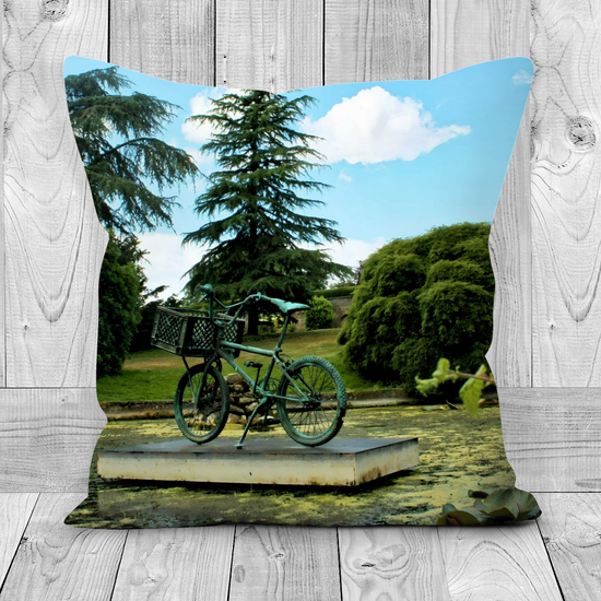 Canvas Art. Luxury Handmade Double Sided Poly Linen Cushions. Yorkshire Sculpture Park. Wakefield. West Yorkshire. England.