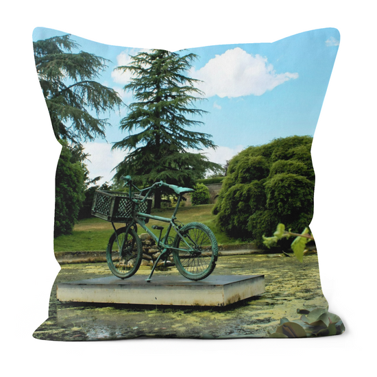 Canvas Art. Luxury Handmade Double Sided Poly Linen Cushions. Yorkshire Sculpture Park. Wakefield. West Yorkshire. England.