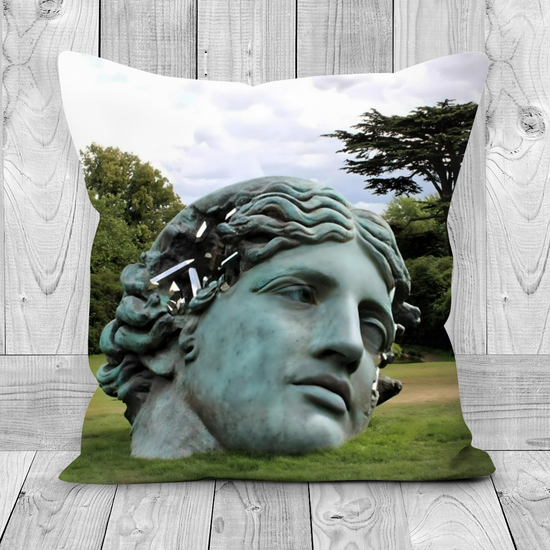 Canvas Art. Luxury Handmade Double Sided Poly Linen Cushions. Yorkshire Sculpture Park. Wakefield. West Yorkshire. England.