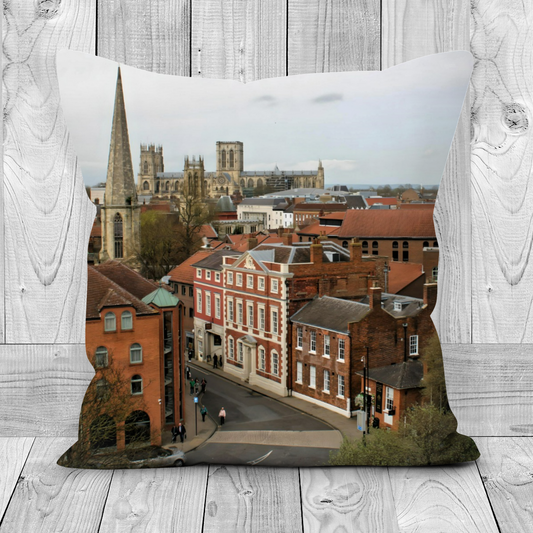 Canvas Art. Luxury Handmade Double Sided Poly Linen Cushions. York. North Yorkshire. England.