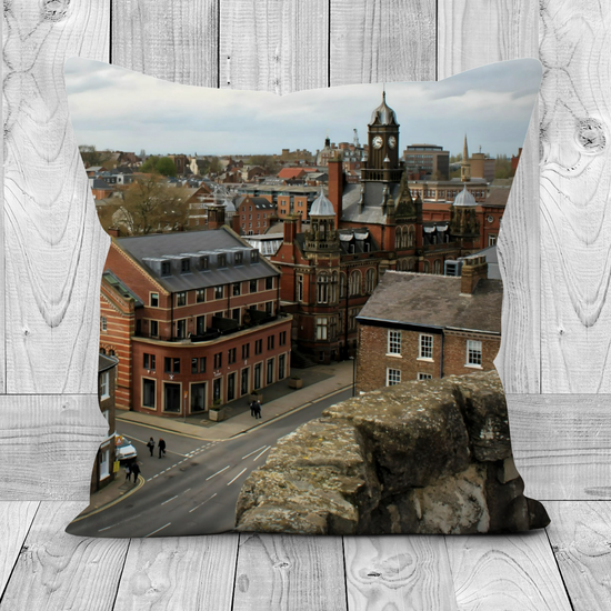 Canvas Art. Luxury Handmade Double Sided Poly Linen Cushions. York. North Yorkshire. England.