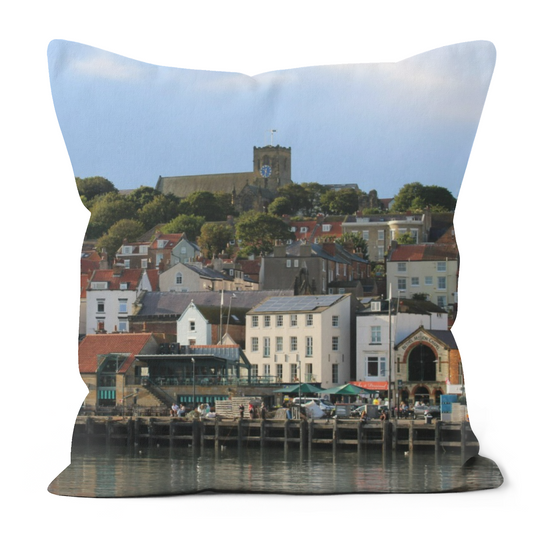 Canvas Art. Luxury Handmade Double Sided Poly Linen Cushions. Scarborough. North Yorkshire. England.