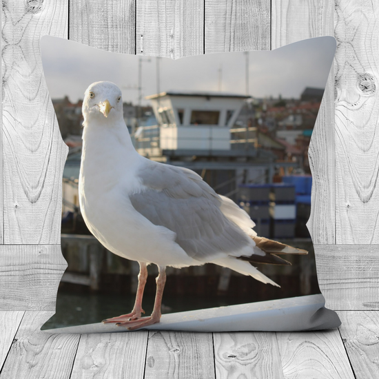 Canvas Art. Luxury Handmade Double Sided Poly Linen Cushions. Scarborough. North Yorkshire. England.