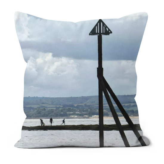 Canvas Art. Luxury Handmade Double Sided  Poly  Linen Cushions. Exmouth. Devon. England.