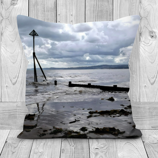Canvas Art. Luxury Handmade Double Sided  Poly  Linen Cushions. Exmouth. Devon. England.