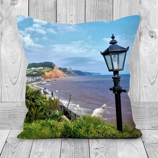 Canvas Art. Luxury Handmade Double Sided Poly Linen Cushions. Sidmouth. Devon. England.