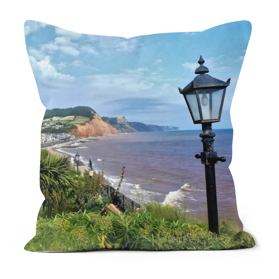 Canvas Art. Luxury Handmade Double Sided Poly Linen Cushions. Sidmouth. Devon. England.