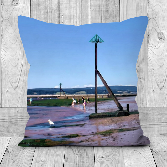 Canvas Art. Luxury Handmade Double Sided Poly Linen Cushions. Exmouth. Devon. England.