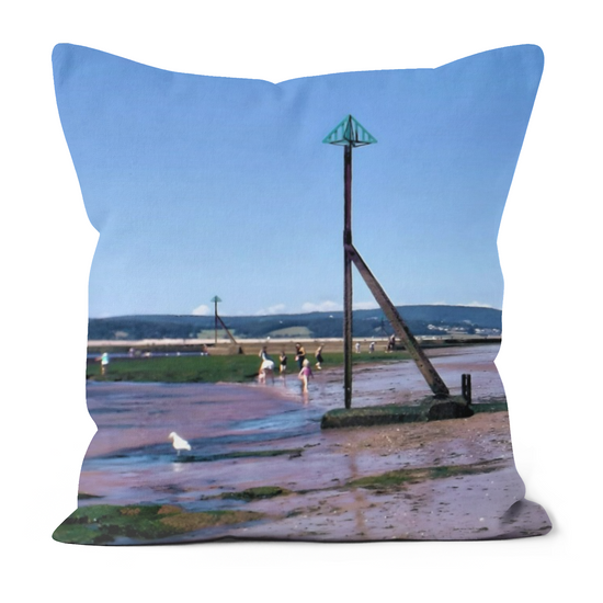 Canvas Art. Luxury Handmade Double Sided Poly Linen Cushions. Exmouth. Devon. England.