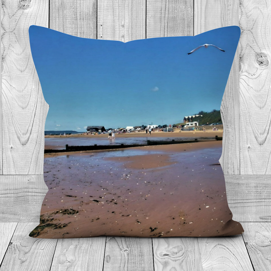 Canvas Art. Luxury Handmade Double Sided Poly Linen Cushions. Exmouth. Devon. England.