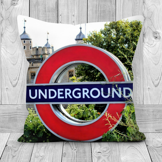 Canvas Art. Luxury Handmade Double Sided Poly Linen Cushions. Tower of London. Tower Bridge. London. England.