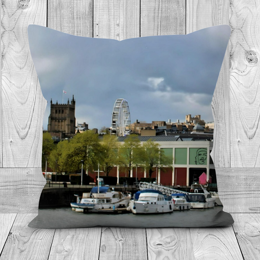 Canvas Art. Luxury Handmade Double Sided Poly Linen Cushions. Bristol. England.