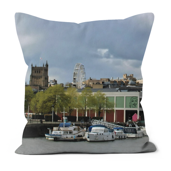 Canvas Art. Luxury Handmade Double Sided Poly Linen Cushions. Bristol. England.