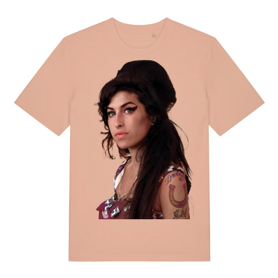 Music Legends: The Iconic Premium Quality Unisex  T - Shirt. Ami Winehouse.