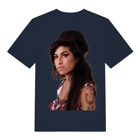 Music Legends: The Iconic Premium Quality Unisex  T - Shirt. Ami Winehouse.