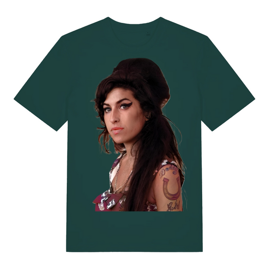 Music Legends: The Iconic Premium Quality Unisex  T - Shirt. Ami Winehouse.