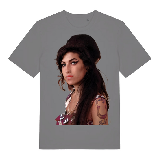 Music Legends: The Iconic Premium Quality Unisex  T - Shirt. Ami Winehouse.