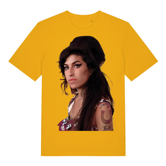 Music Legends: The Iconic Premium Quality Unisex  T - Shirt. Ami Winehouse.
