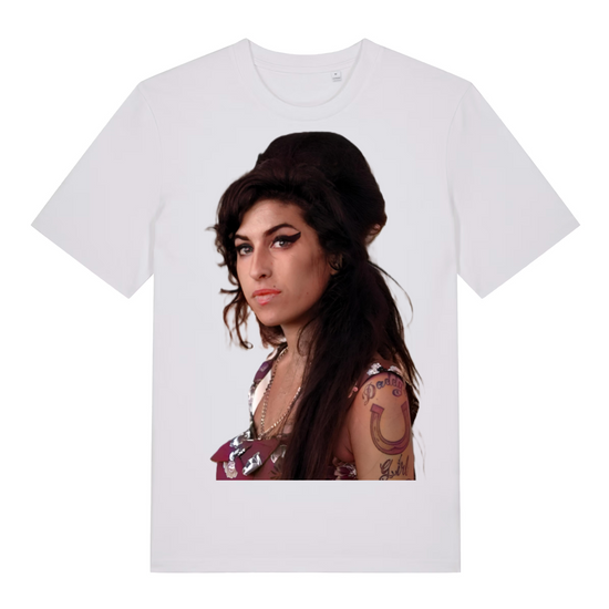 Music Legends: The Iconic Premium Quality Unisex  T - Shirt. Ami Winehouse.