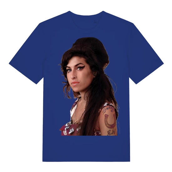 Music Legends: The Iconic Premium Quality Unisex  T - Shirt. Ami Winehouse.