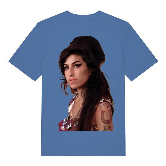 Music Legends: The Iconic Premium Quality Unisex  T - Shirt. Ami Winehouse.