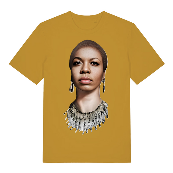 Music Legends. The Iconic Premium Quality Unisex T -Shirt. Nina Simone.