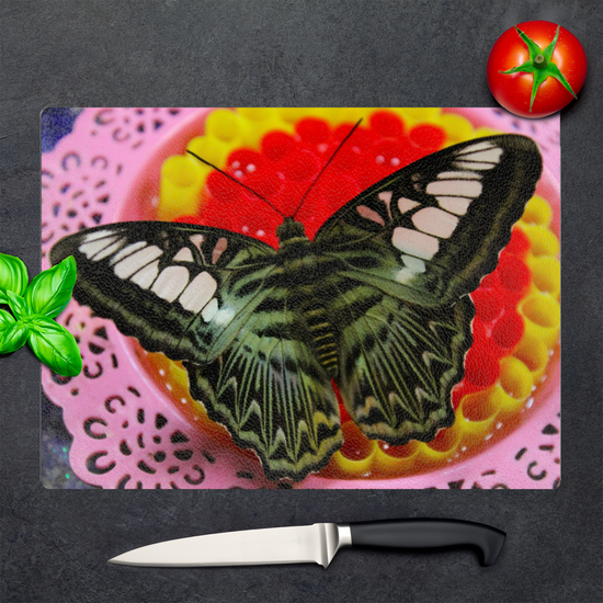 Animals & Nature. The Stylish Textured Glass Chopping Board. Butterfly House. Varna. Bulgaria.