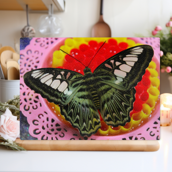 Animals & Nature. The Stylish Textured Glass Chopping Board. Butterfly House. Varna. Bulgaria.
