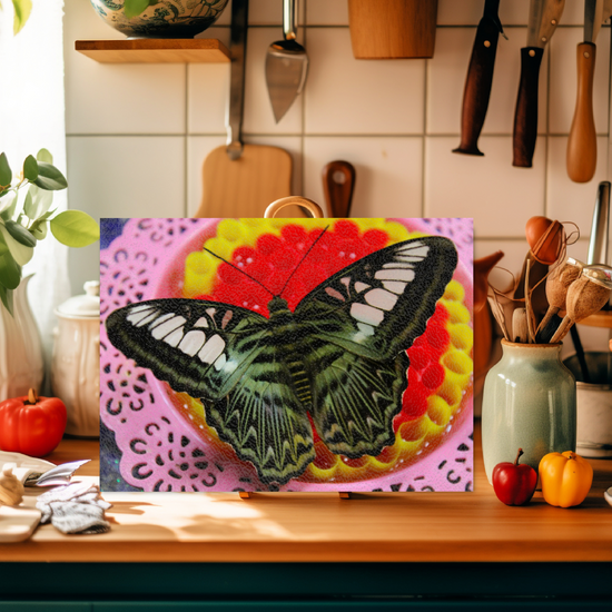 Animals & Nature. The Stylish Textured Glass Chopping Board. Butterfly House. Varna. Bulgaria.