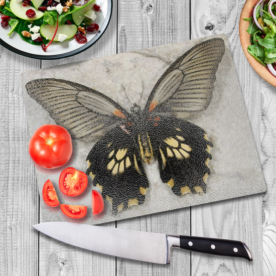 Animals & Nature. The Stylish Textured Glass Chopping Board. Butterfly House. Varna. Bulgaria.