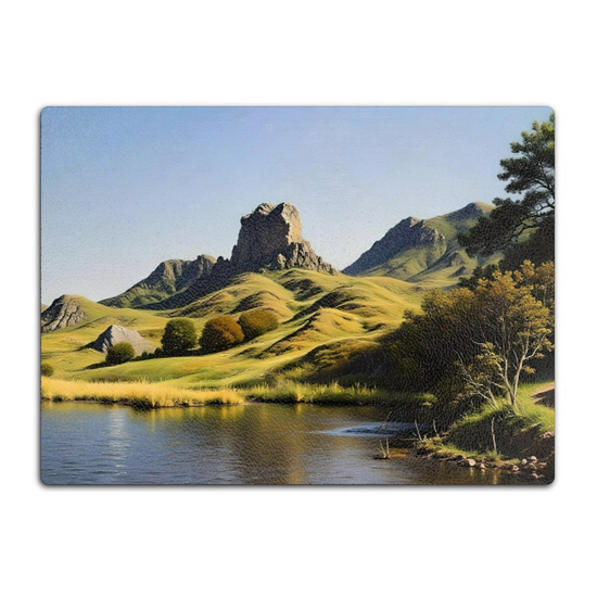 The Stylish Textured Glass Chopping Board. Fairy Glen. Isle of Skye. Scotland.