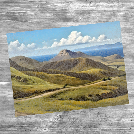 The Stylish Textured Glass Chopping Board. Quiraing. Isle of Skye. Scotland.