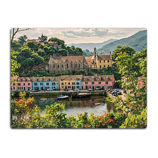 The Stylish Textured Glass Chopping Board. Portree. Isle  of Skye. Scotland.