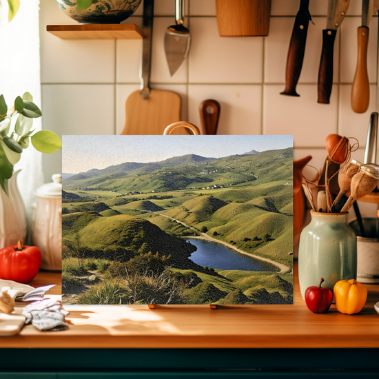 The Stylish Textured Glass Chopping Board. Fairy Glen. Isle of Skye. Scotland.