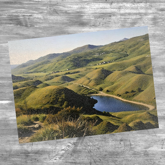 The Stylish Textured Glass Chopping Board. Fairy Glen. Isle of Skye. Scotland.