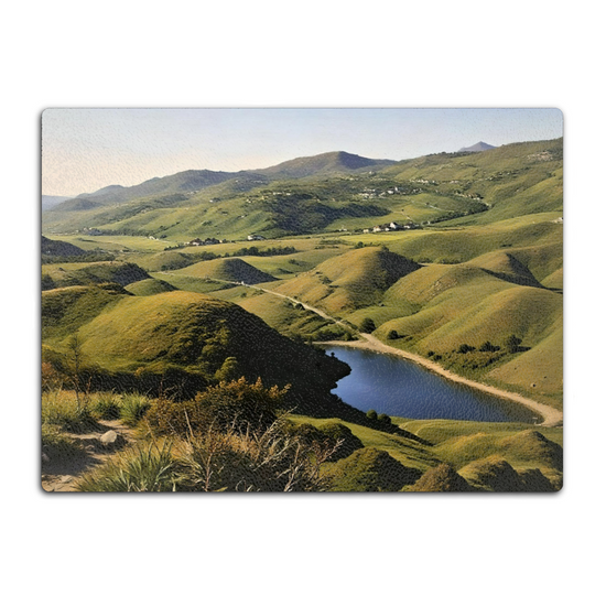 The Stylish Textured Glass Chopping Board. Fairy Glen. Isle of Skye. Scotland.