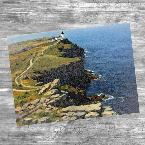 The Stylish Textured Glass Chopping  Board. Neist Point. Isle of Skye. Scotland.