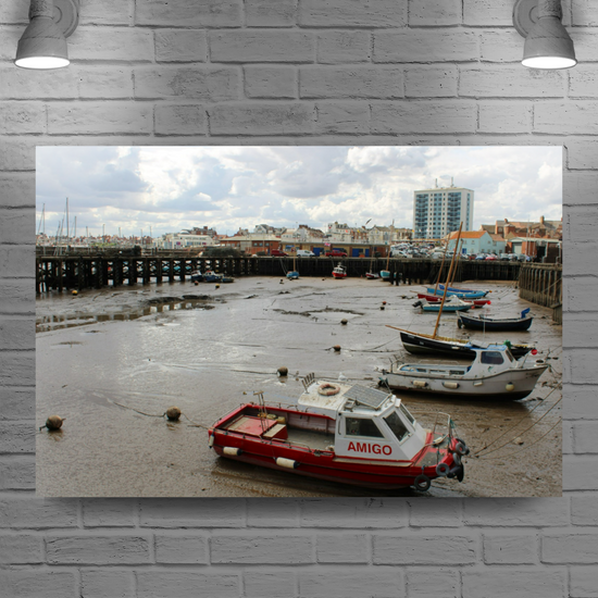 Giclee Mounted Wall Art Prints. Bridlington. East Riding of Yorkshire. England.