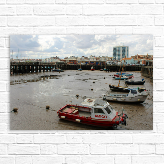 Giclee Mounted Wall Art Prints. Bridlington. East Riding of Yorkshire. England.