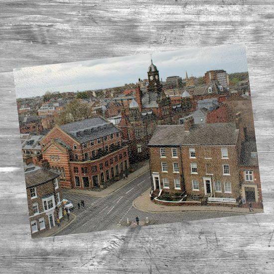 The Stylish Textured Glass Chopping Board. York. North Yorkshire. England.