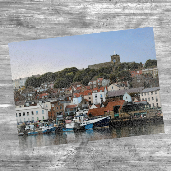 The Stylish Textured Glass Chopping Board. Scarborough. North Yorkshire. England.