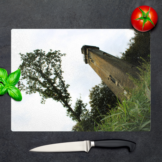The Stylish Textured Glass Chopping Board. Hoober Stand. Rotherham. South Yorkshire. England.