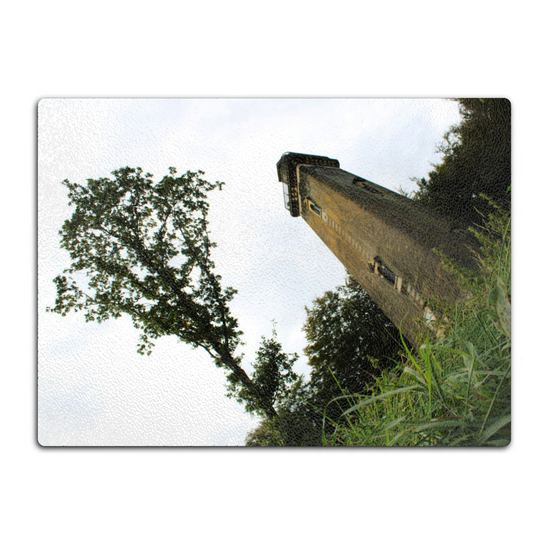 The Stylish Textured Glass Chopping Board. Hoober Stand. Rotherham. South Yorkshire. England.