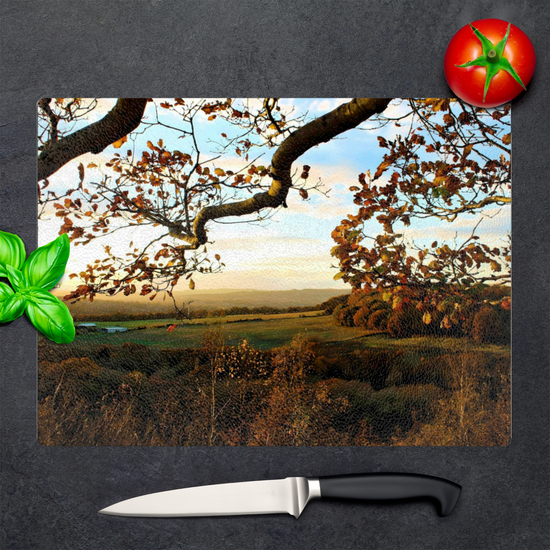 The Stylish Textured Glass Chopping Board. Kimberworth. Rotherham. South Yorkshire. England.