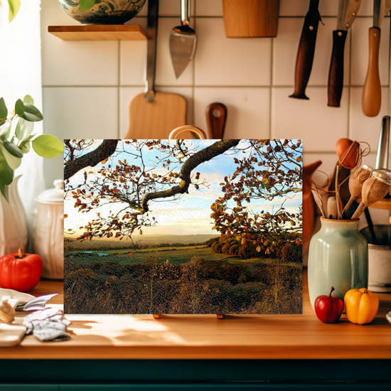 The Stylish Textured Glass Chopping Board. Kimberworth. Rotherham. South Yorkshire. England.