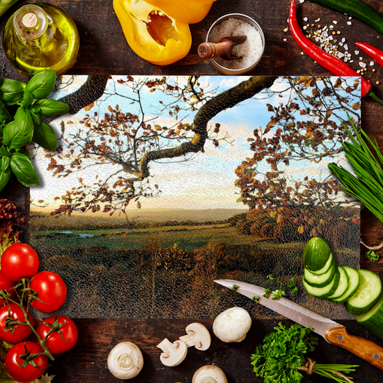 The Stylish Textured Glass Chopping Board. Kimberworth. Rotherham. South Yorkshire. England.