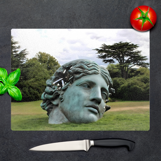 The Stylish Textured Glass Chopping Board. Yorkshire Sculpture Park. Wakefield. West Yorkshire. England.