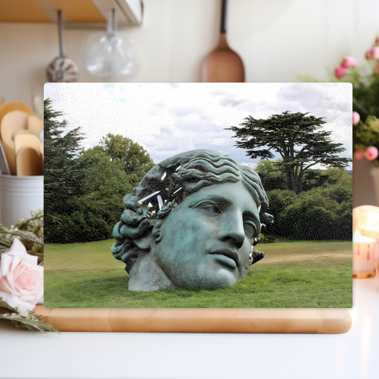 The Stylish Textured Glass Chopping Board. Yorkshire Sculpture Park. Wakefield. West Yorkshire. England.